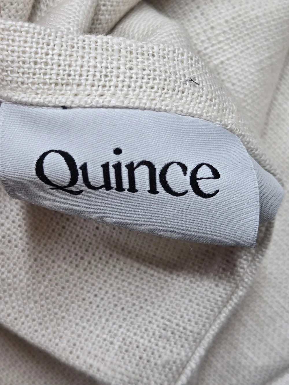 NWT QUINCE Set 2 48x96 Heavyweight European Linen Room Darkening Curtains 0130
